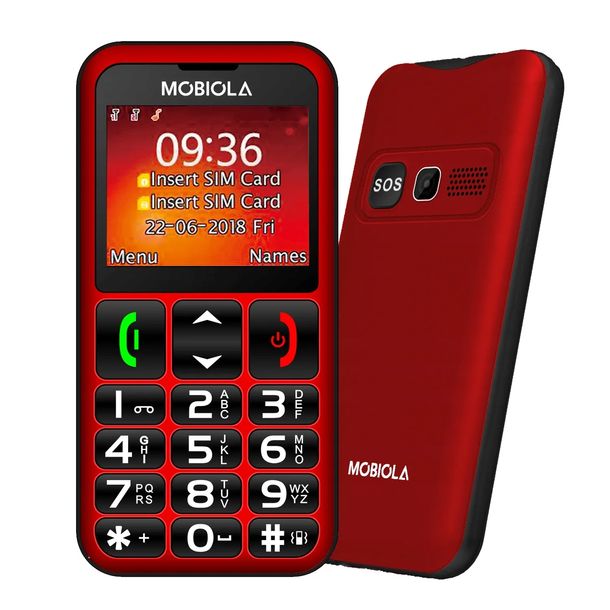 TELEFON DLA SENIORA OSOBY STARSZEJ DUŻE KLAWISZE SOS GŁOŚNY MOBIOLA MB700