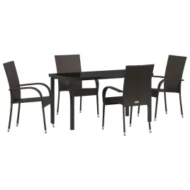zestaw-do-jadalni-w-ogrodzie-5-pcs-brazowy-polirattan
