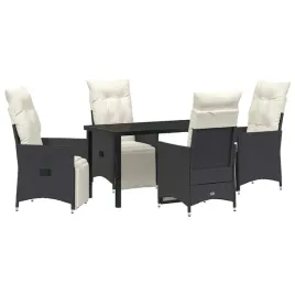 zestaw-do-jadalni-w-ogrodzie-z-poduszka-5-pcs-czarny-polirattan