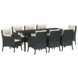 zestaw-do-jadalni-w-ogrodzie-z-poduszka-9-pcs-czarny-polirattan