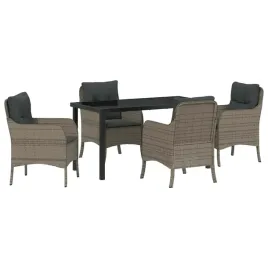zestaw-do-jadalni-w-ogrodzie-z-poduszka-5-pcs-szary-polirattan