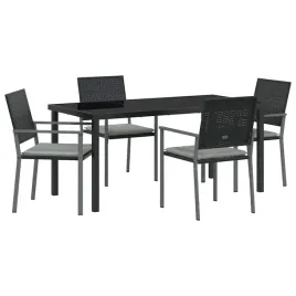 zestaw-do-jadalni-w-ogrodzie-5-pcs-czarny-polirattan