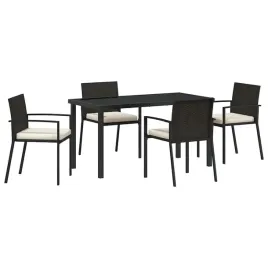 zestaw-do-jadalni-w-ogrodzie-5-pcs-czarny-polirattan