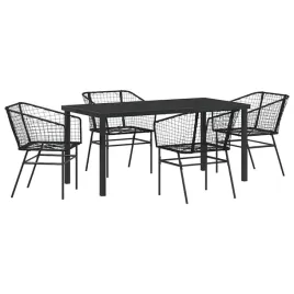 zestaw-do-jadalni-w-ogrodzie-5-pcs-czarny-polirattan