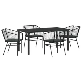zestaw-do-jadalni-w-ogrodzie-5-pcs-czarny-polirattan