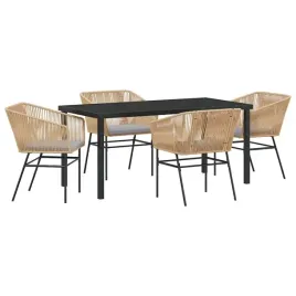 zestaw-do-jadalni-w-ogrodzie-5-pcs-brazowy-polirattan