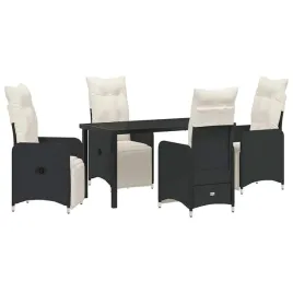 zestaw-do-jadalni-w-ogrodzie-z-poduszka-5-pcs-czarny-polirattan