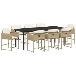 zestaw-do-jadalni-w-ogrodzie-z-poduszka-9-pcs-bezowy-polirattan