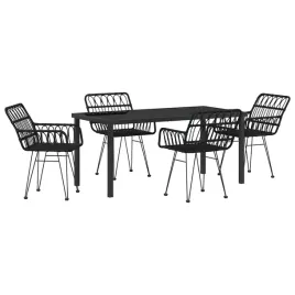 zestaw-do-jadalni-w-ogrodzie-5-pcs-czarny-polirattan