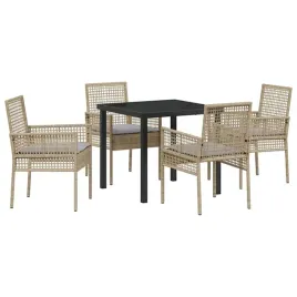 zestaw-do-jadalni-w-ogrodzie-z-poduszka-5-pcs-bezowy-polirattan