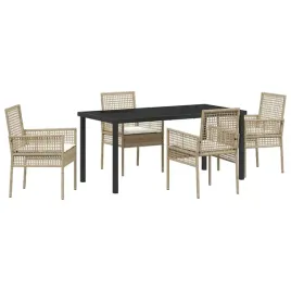 zestaw-do-jadalni-w-ogrodzie-z-poduszka-5-pcs-bezowy-polirattan