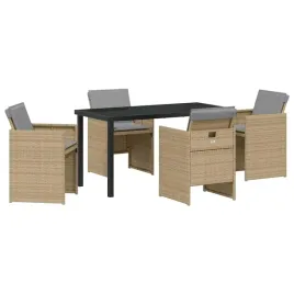zestaw-do-jadalni-w-ogrodzie-z-poduszka-5-pcs-bezowy-polirattan