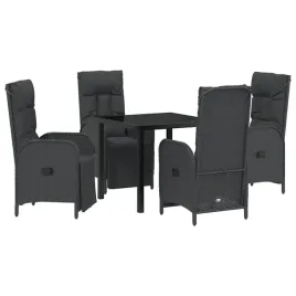 zestaw-do-jadalni-w-ogrodzie-z-poduszka-5-pcs-czarny-polirattan