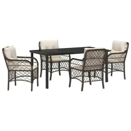 zestaw-do-jadalni-w-ogrodzie-5-pcs-brazowy-polirattan