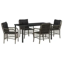zestaw-do-jadalni-w-ogrodzie-z-poduszka-5-pcs-szary-polirattan