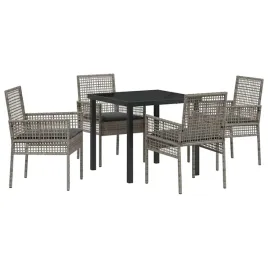 zestaw-do-jadalni-w-ogrodzie-z-poduszka-5-pcs-szary-polirattan