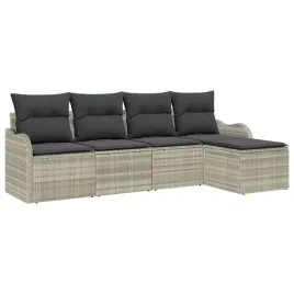 zestaw-sof-na-ogrod-z-poduszka-5-pcs-jasnoszary-polirattan