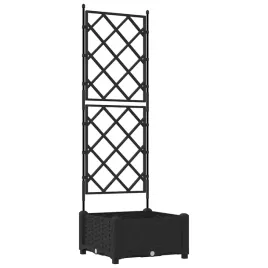 donica-ogrodowa-z-trellem-czarny-40-x-40-x-125-5-cm-pp