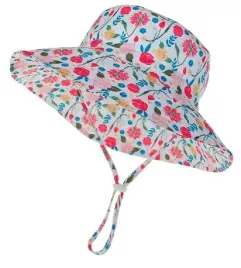 kapelusz-dla-dziewczynki-na-lato-letni-regulowany-bialy-w-kwiatki-50-54cm
