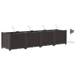 donice-ogrodowe-brazowy-160-x-40-x-37-5-cm-stal