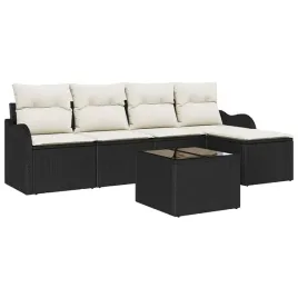 zestaw-sof-na-ogrod-z-poduszka-6-pcs-czarny-polirattan