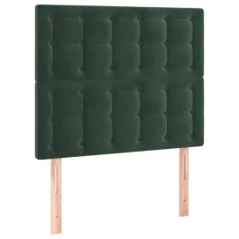 zaglowki-do-lozka-2-szt-ciemnozielony-100x5x78-88cm-aksamit