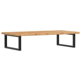 polka-scienna-pod-umywalke-stal-i-lite-drewno-debowe