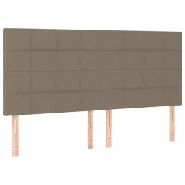 zaglowki-do-lozka-4-szt-taupe-100x5x78-88-cm-tkanina