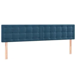 zaglowki-do-lozka-2-szt-ciemnoniebieski-80x5x78-88cm-aksamit