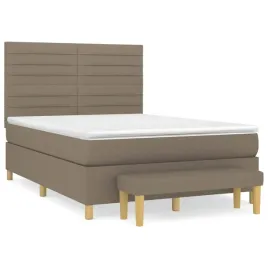lozko-kontynentalne-z-materacem-taupe-tkanina-140x190-cm