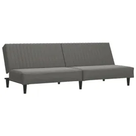2-osobowa-sofa-szara-sztuczna-skora