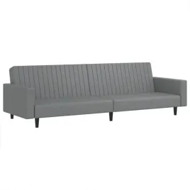 2-osobowa-sofa-szara-sztuczna-skora