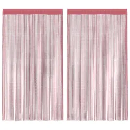 zaslony-sznurkowe-2-szt-rozowe-100x250-cm