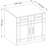 komoda-paris-dab-sonoma-grafit-mdf-69-kolor-frontow-grafit