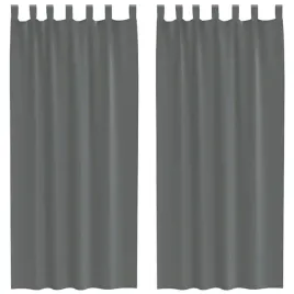 zaslony-woalowe-z-petelkami-2-szt-ciemnoszary-140x245-cm