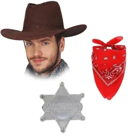 zestaw-kowboja-kowboj-kapelusz-bandana-bandamka-odznaka-gwiazda-szeryf