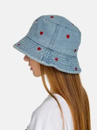 kapelusz-rybacki-bucket-hat-czapka-jeans-serduszka-bawelna-niebieski