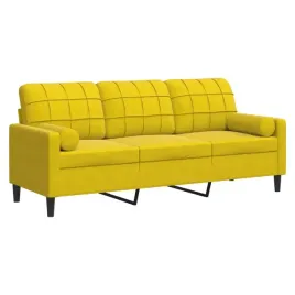 3-osobowa-sofa-z-poduszkami-zolta-180-cm-aksamit