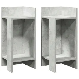 stoliki-boczne-2-szt-z-polka-szarosc-betonu-255x27x60-cm