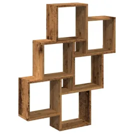 polka-scienna-w-formie-kostek-stare-drewno-78x15x93-cm