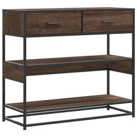 stolik-konsolowy-brazowy-dab-90x35x80-cm