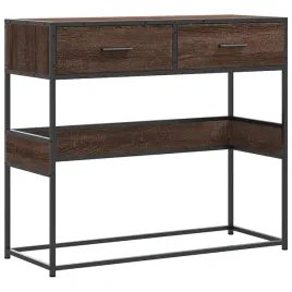 stolik-konsolowy-brazowy-dab-90x35x80-cm