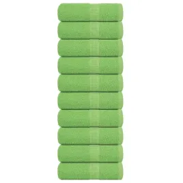reczniki-hotelowe-10-szt-zielone-30x50-cm-bawelna-100percent