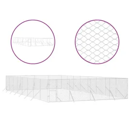 kojec-zewnetrzny-dla-psa-srebrny-8x16x2-m-stal-galwanizowana