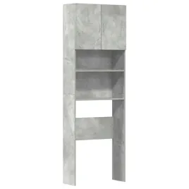 szafka-pod-pralke-betonowa-szara-64x24x190-cm-drewno-klejone