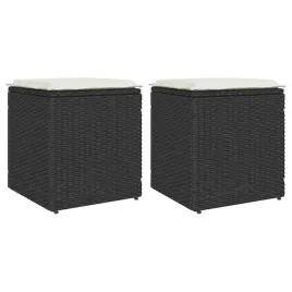 taborety-ogrodowe-z-poduszkami-2-szt-czarny-polirattan