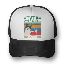 czapka-trucker-tata-ktory-uwielbia-koty-prezent
