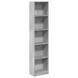 regal-szarosc-betonu-40x24x176-cm-material-drewnopochodny