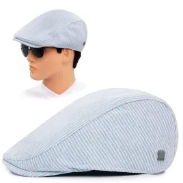 kaszkiet-meski-bawelniany-na-lato-czapka-w-paski-blekitny-pako-jeans