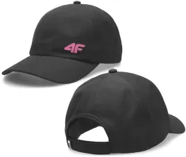 4f-czapka-damska-z-daszkiem-bejsbolowka-czarna